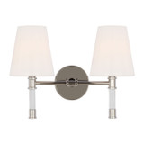 Bathroom Fixtures Two Lights by Visual Comfort Studio ( 454 | CV1052PN Hanover ) 