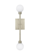 Sconces Double Glass by Visual Comfort Modern ( 182 | 700WSMRAS-LED927 Mara ) 