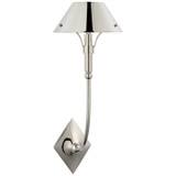 Sconces Single Candle by Visual Comfort Signature ( 268 | TOB 2722PN-PN Turlington ) 