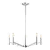 Mid. Chandeliers Candle by Visual Comfort Studio ( 454 | 3124305EN-05 Vector ) 