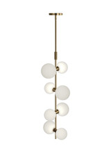 Mini Pendants Glass Down by Visual Comfort Modern ( 182 | 700MDP3GRR ModernRail ) 