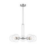 Mid. Chandeliers Glass Down by Visual Comfort Studio ( 454 | 3155705-962 Codyn ) 