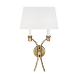 Sconces Double Candle by Visual Comfort Studio ( 454 | CW1032ADB Westerly ) 