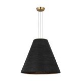 Pendants Glass Down by Visual Comfort Modern ( 182 | SLPD12527BNB Karam ) 