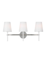 Bathroom Fixtures Three Lights by Visual Comfort Studio ( 454 | KSV1013PNGW Monroe ) 