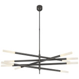 Large Chandeliers Starburst by Visual Comfort Signature ( 268 | KW 5587BZ-EC Rousseau ) 