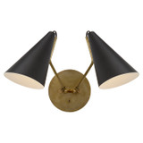 Lamps Wall by Visual Comfort Signature ( 268 | ARN 2059HAB-BLK Clemente ) 