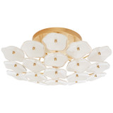 Flush Mounts Bowl Style by Visual Comfort Signature ( 268 | KS 4065SB-CRE Leighton ) 