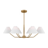 Large Chandeliers Candle by Visual Comfort Studio ( 454 | DJC1016SB Burke ) 