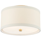 Flush Mounts Drum Shade by Visual Comfort Signature ( 268 | KS 4070G-L Walker ) 
