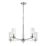 Mid. Chandeliers Glass Up by Visual Comfort Studio ( 454 | 3190305EN-05 Zire ) 
