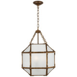 Foyer/Hall Lanterns Glass w/Frame by Visual Comfort Signature ( 268 | SK 5008GI-FG Morris ) 
