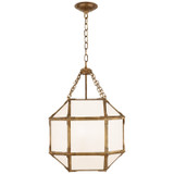 Foyer/Hall Lanterns Glass w/Frame by Visual Comfort Signature ( 268 | SK 5008GI-WG Morris ) 