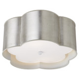 Flush Mounts Drum Shade by Visual Comfort Signature ( 268 | KS 4117BSL/WHT-FA Bryce ) 