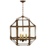 Foyer/Hall Lanterns Glass w/Frame by Visual Comfort Signature ( 268 | SK 5009GI-CG Morris ) 