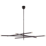 Large Chandeliers Geometric/Linear by Visual Comfort Signature ( 268 | KW 5595BZ-CG Rousseau ) 