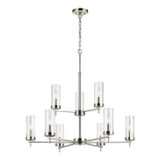 Mid. Chandeliers Glass Up by Visual Comfort Studio ( 454 | 3190309-962 Zire ) 