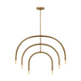 Mid. Chandeliers Candle by Visual Comfort Studio ( 454 | DJC1126SB Hadden ) 