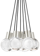 Pendants Glass Down by Visual Comfort Modern ( 182 | 700TDMINAP7CBS-LED930 Mina ) 