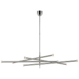 Large Chandeliers Geometric/Linear by Visual Comfort Signature ( 268 | KW 5595PN-CG Rousseau ) 