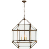 Foyer/Hall Lanterns Glass w/Frame by Visual Comfort Signature ( 268 | SK 5010GI-CG Morris ) 