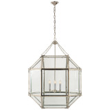 Foyer/Hall Lanterns Glass w/Frame by Visual Comfort Signature ( 268 | SK 5010PN-CG Morris ) 