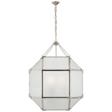 Foyer/Hall Lanterns Glass w/Frame by Visual Comfort Signature ( 268 | SK 5010PN-FG Morris ) 