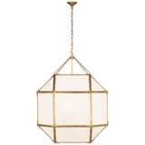 Foyer/Hall Lanterns Glass w/Frame by Visual Comfort Signature ( 268 | SK 5034GI-WG Morris ) 