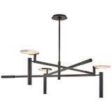 Large Chandeliers Geometric/Linear by Visual Comfort Signature ( 268 | KW 5602BZ-ALB Melange ) 