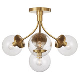 Semi-Flush Mts. Directional by Visual Comfort Signature ( 268 | KS 4407SB-CG Prescott ) 