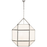 Foyer/Hall Lanterns Glass w/Frame by Visual Comfort Signature ( 268 | SK 5034PN-WG Morris ) 