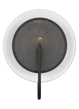 Sconces Single Glass by Visual Comfort Studio ( 454 | KWL1071MBK Gesture ) 