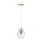 Mini Pendants Glass Down by Visual Comfort Modern ( 182 | SLPD278CNB Alina ) 