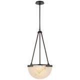 Pendants Bowl Style by Visual Comfort Signature ( 268 | KW 5618BZ-ALB Melange ) 