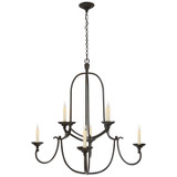 Mid. Chandeliers Candle by Visual Comfort Signature ( 268 | CHC 1494AI Flemish ) 