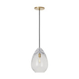Mini Pendants Glass Down by Visual Comfort Modern ( 182 | SLPD279CNB Alina ) 