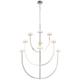 Large Chandeliers Glass Shade by Visual Comfort Signature ( 268 | KW 5622PN-ALB Pedra ) 