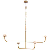 Large Chandeliers Geometric/Linear by Visual Comfort Signature ( 268 | KW 5624AB-ALB Pedra ) 