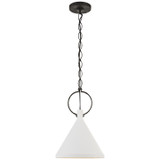 Pendants Glass Down by Visual Comfort Signature ( 268 | SK 5362NR-PW Limoges ) 