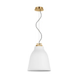 Pendants Metal Shade by Visual Comfort Modern ( 182 | SLPD29927WNB Forge ) 