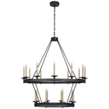 Large Chandeliers Candle by Visual Comfort Signature ( 268 | CHC 1607BZ Launceton ) 