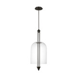 Pendants Glass Down by Visual Comfort Modern ( 182 | SLPD31727CBZ Cathedral ) 