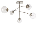 Semi-Flush Mts. Geometric/Linear by Visual Comfort Signature ( 268 | KS 5403PN-CG Prescott ) 