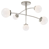 Semi-Flush Mts. Geometric/Linear by Visual Comfort Signature ( 268 | KS 5403PN-WG Prescott ) 