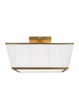 Flush Mounts Drum Shade by Visual Comfort Studio ( 454 | LF1044TWB Esther ) 