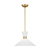 Pendants Glass Down by Visual Comfort Studio ( 454 | DJP1091SB Belcarra ) 