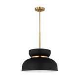 Pendants Metal Shade by Visual Comfort Studio ( 454 | DJP1111SBMBK Pemberton ) 
