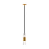 Mini Pendants Glass Down by Visual Comfort Modern ( 182 | SLPD38227NB Lassell ) 