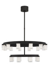 Mid. Chandeliers Glass Down by Visual Comfort Modern ( 182 | KWCH19827B Esfera ) 