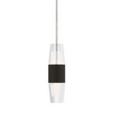 Mini Pendants Glass Down by Visual Comfort Modern ( 182 | SLPD395MO27BZ Lassell ) 